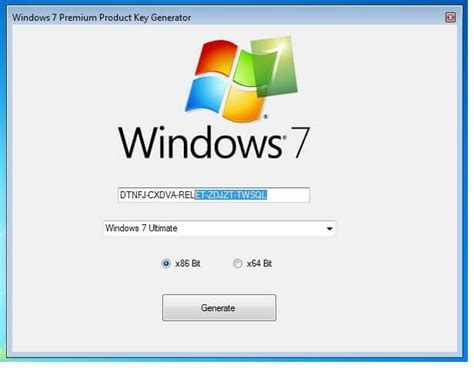 Activateur de clé Windows 7